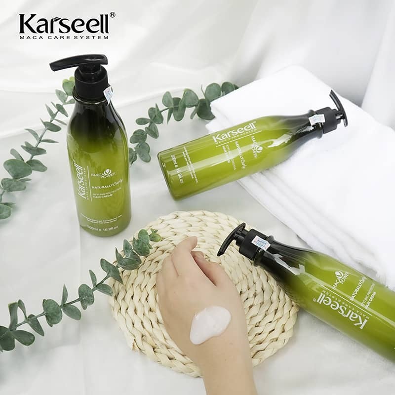 Gel Bóp Tóc Tạo Kiểu Tóc Uốn Xoăn KARSEELL Naturally Curly 500ml