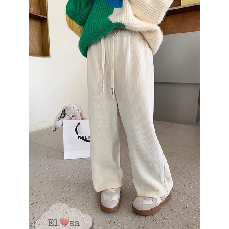 Quần dáng xuông nhung tăm cho bé sz 8-20kg