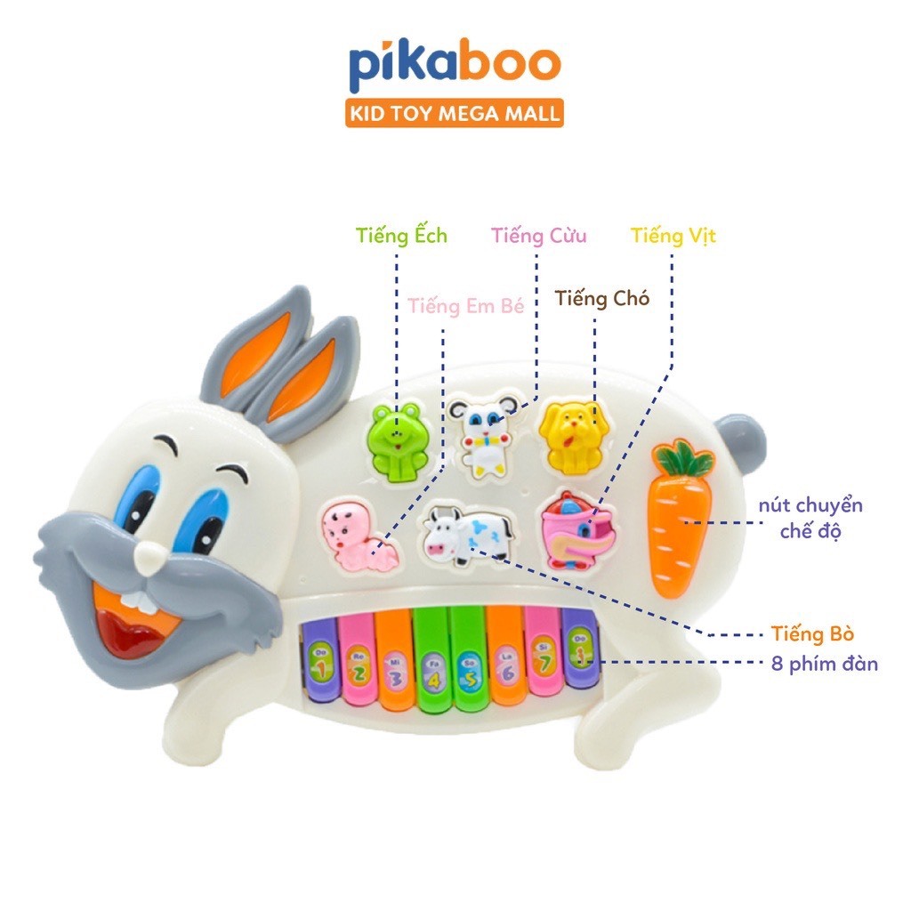 ĐỒ CHƠI ĐÀN PIANO CHO BÉ CAO CẤP ÂM THANH CHẤT LƯỢNG ĐÈN LED SÁNG NHẤP NHÁY GIÚP TRẺ PHÁT TRIỂN TRÍ NÃO