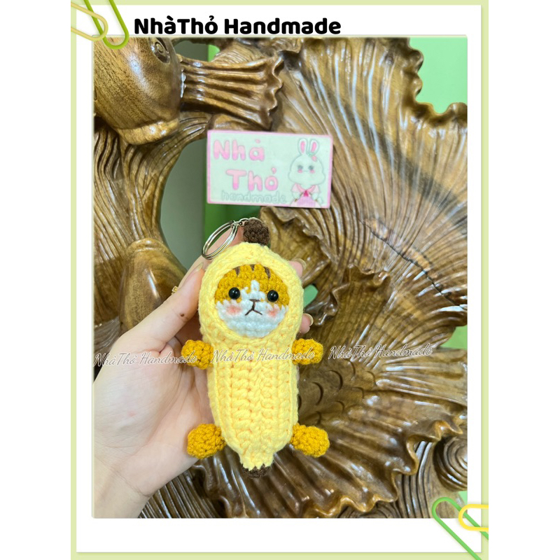 Móc khoá Banana Cat trong Happy Cat siêu cute 🐱