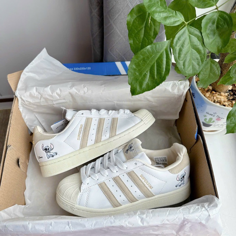 Giày sneaker Su.perstar mũi sò logo stick ( giá chưa bao gồm box bảo vệ )