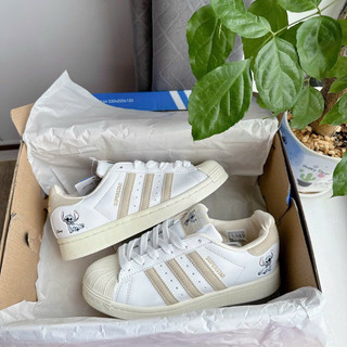 Giày sneaker Su.perstar mũi sò logo stick