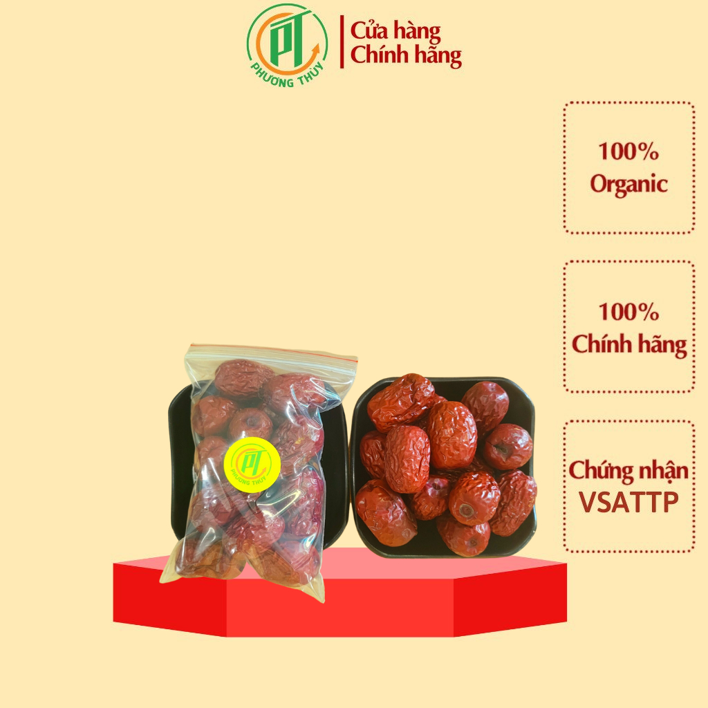 Táo đỏ sấy khô 50g quả to đều giúp đẹp da giảm cân tốt cho sức khỏe
