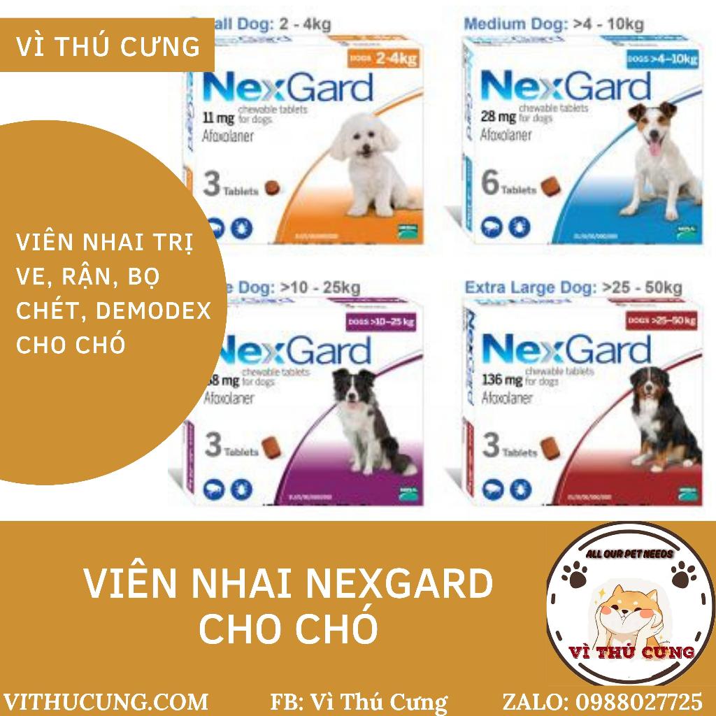 Viên Nexgard cho chó ( giá 1 viên)