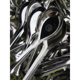 Thìa ăn cơm, ăn phở inox 304 cao cấp thìa hoa sen loại dày