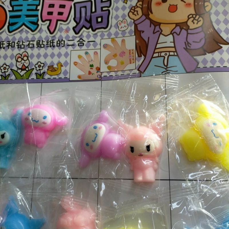 Sỉ Vỉ 20 Bóp Dẻo Hình Thỏ Dễ Thương