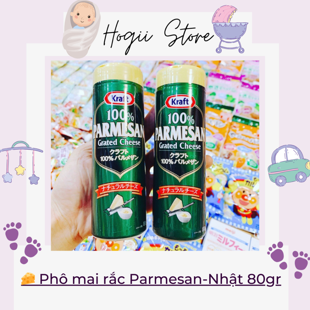🧀 Phô mai rắc Parmesan-Nhật 80gr