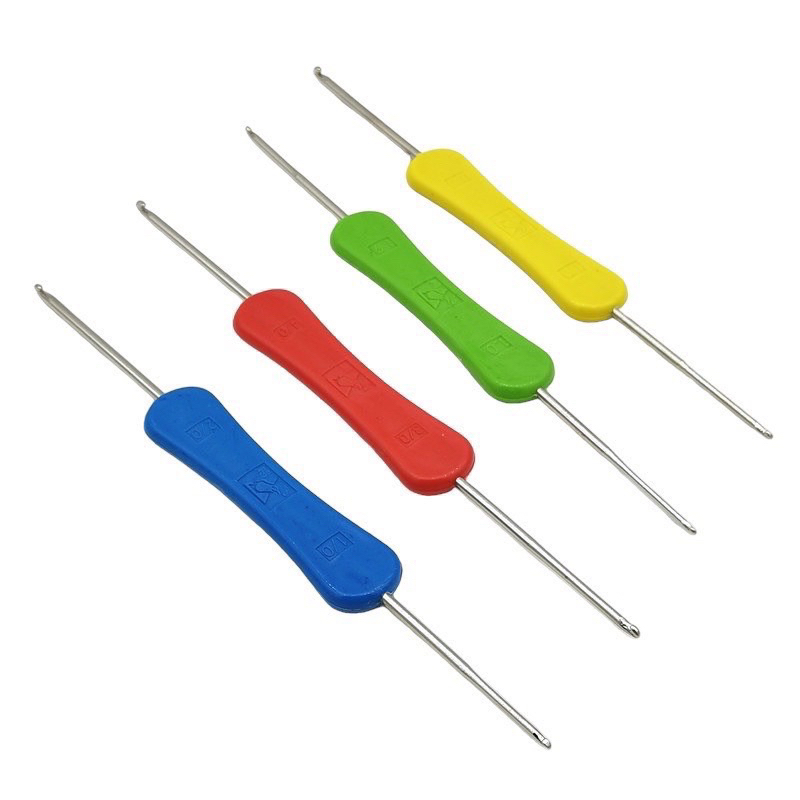 Kim móc len 2 đầu cán nhựa