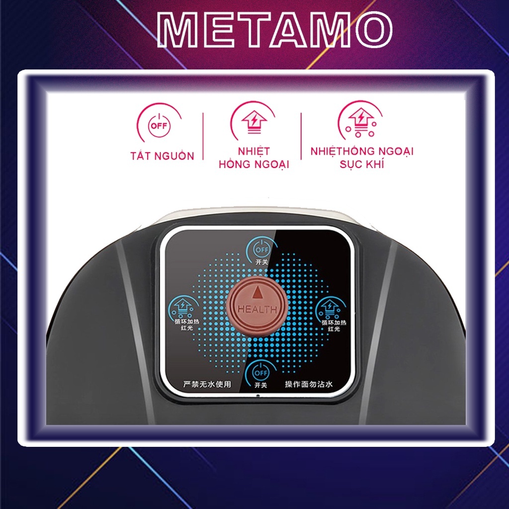 Bồn ngâm chân massage tự động làm nóng nước có chống giật , Máy ngâm chân massage có sục khí chính hãng