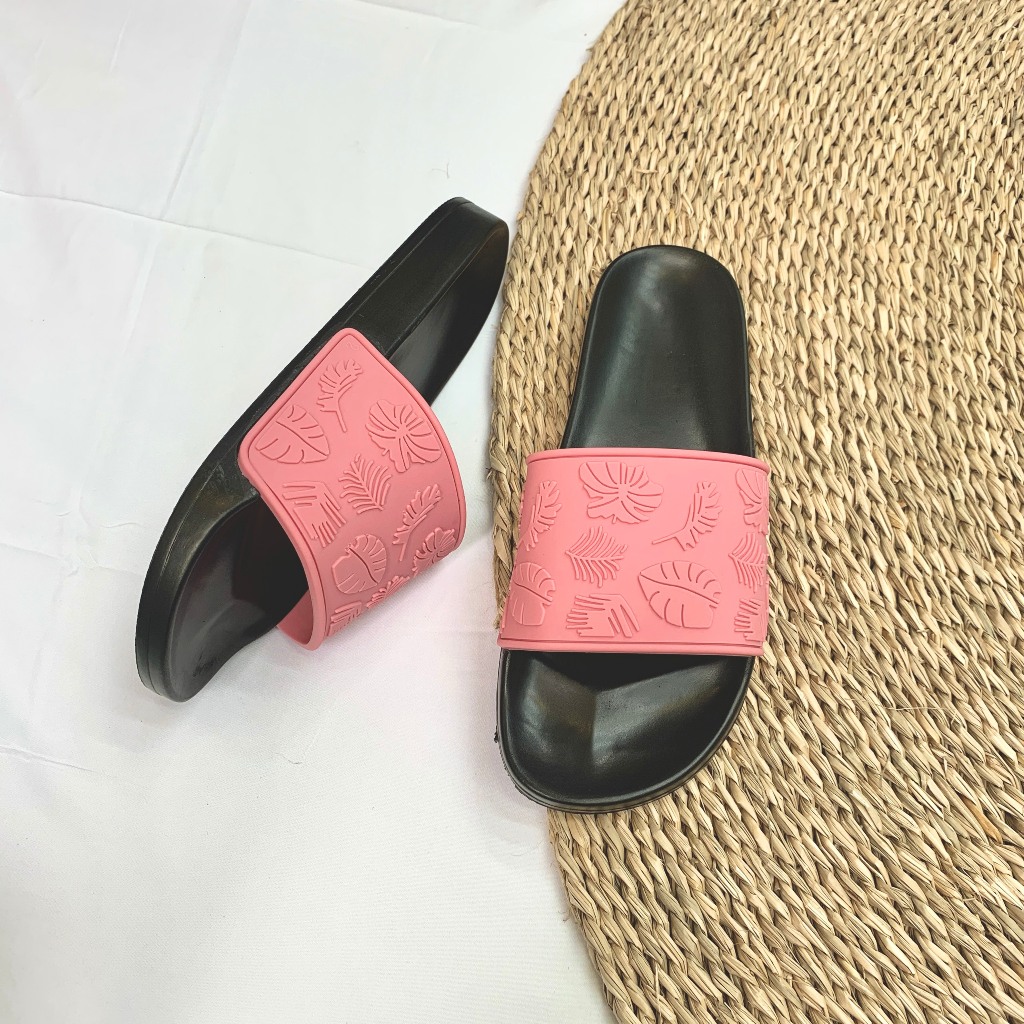 Dép quai ngang nam nữ FR quai 3D - Dép lê nữ nam êm chân chống nước