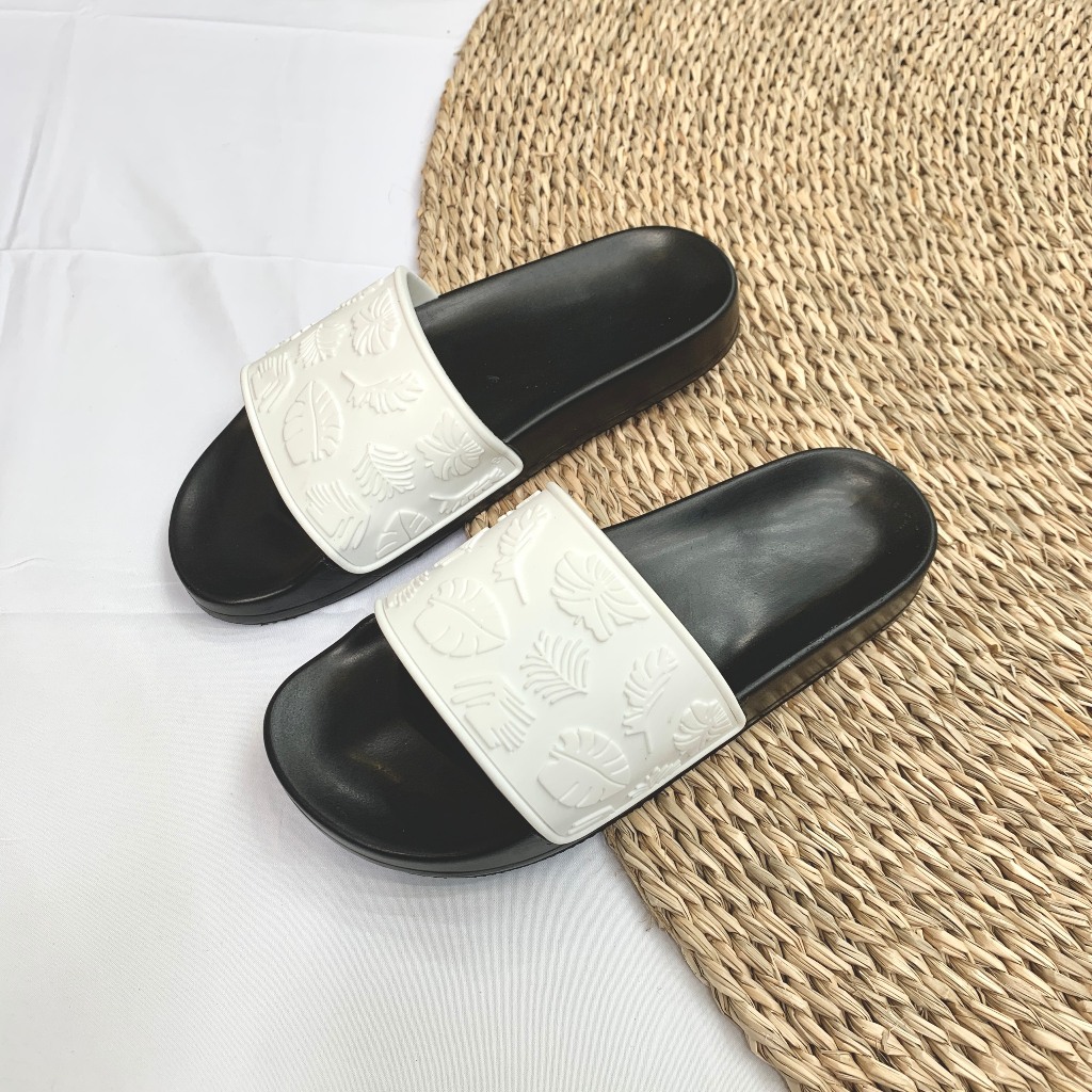 Dép quai ngang nam nữ FR quai 3D - Dép lê nữ nam êm chân chống nước