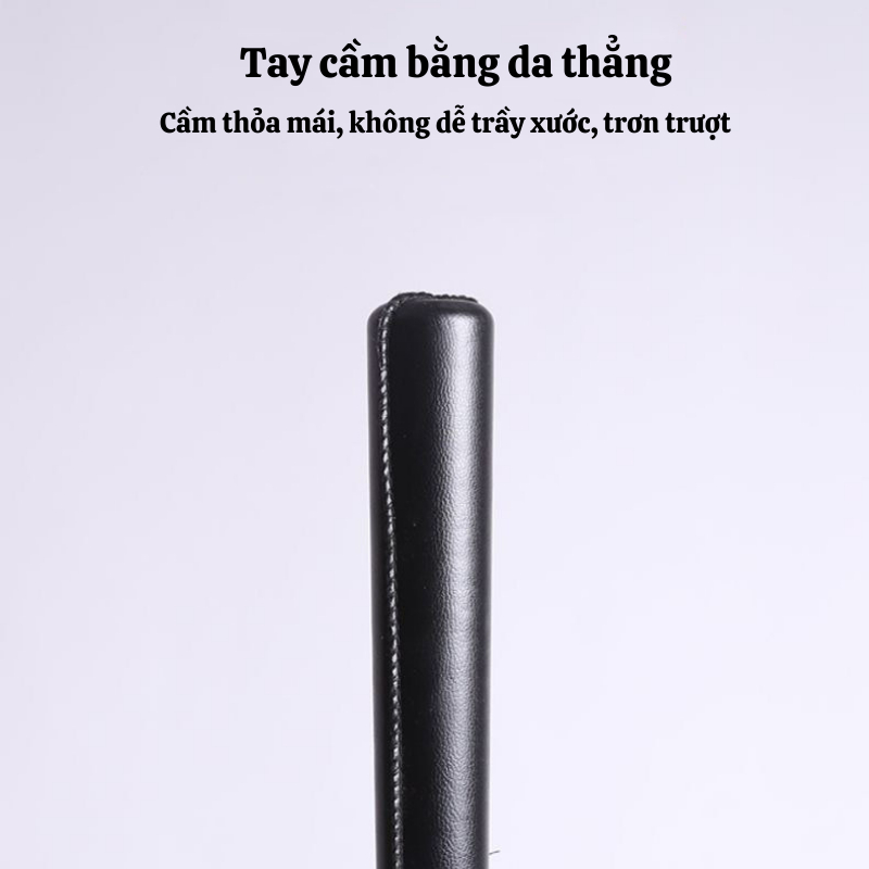 Ô Dù HUTO Dù Che Mưa Đi Nắng 16 Nan Thép Chắc Chắn Cán Dài Tay Cầm Bằng Da