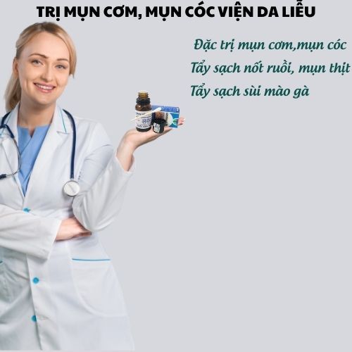 Tẩy mụn cơm, mụn cóc, vết chai sần, tẩy nốt ruồi viện da liễu 15ml