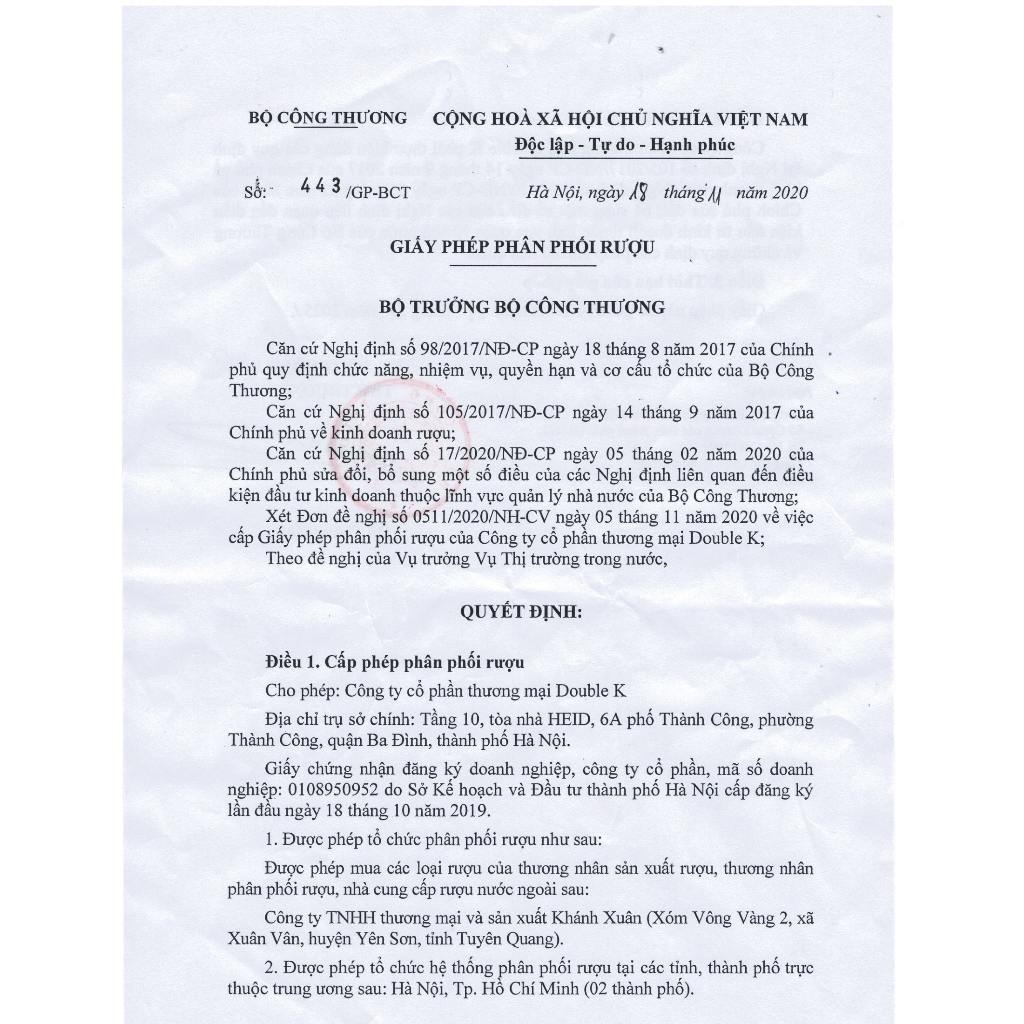 Rượu 9Chum Sâm Ba Kích Chai 500ML