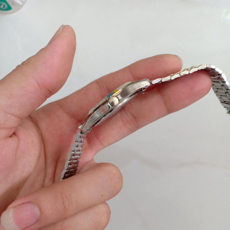 Đồng hồ si nhật nam hiệu DLASENA dây thép lụa demi