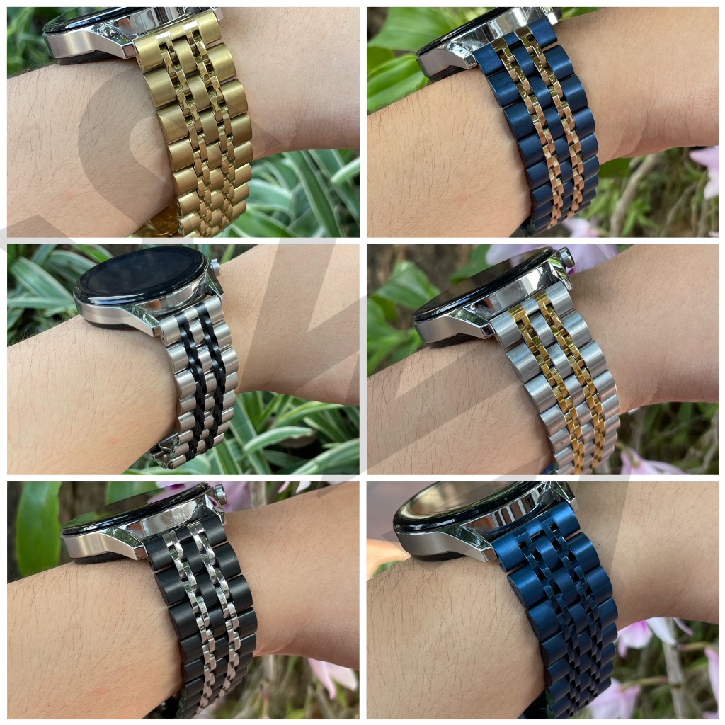 Dây Đồng Hồ Huawei Watch GT4 GT3 GT2 GT 46mm 42mm GT2Pro GT3Pro Watch 3 4 Pro Thép Không Gỉ 316L Chốt Thông Minh SWA