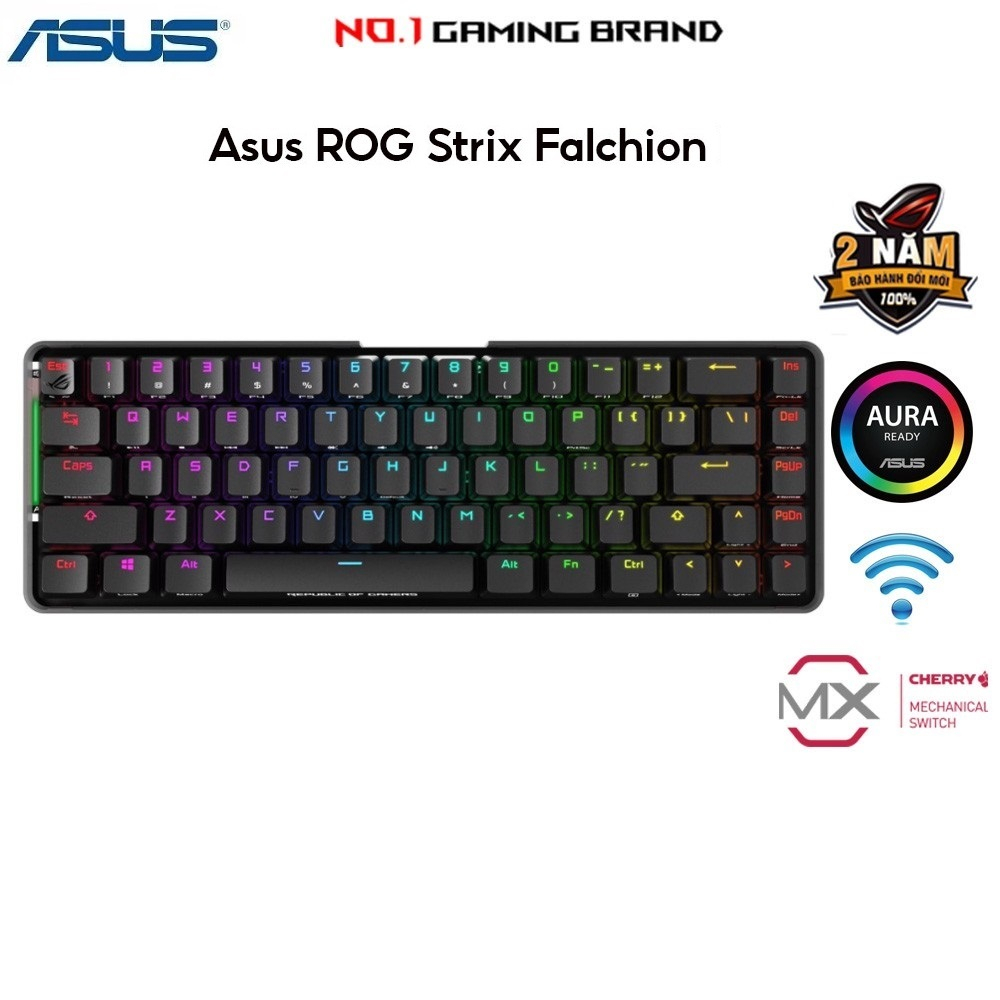 Bàn phím ASUS ROG Strix Falchion RGB Cherry MX Blue