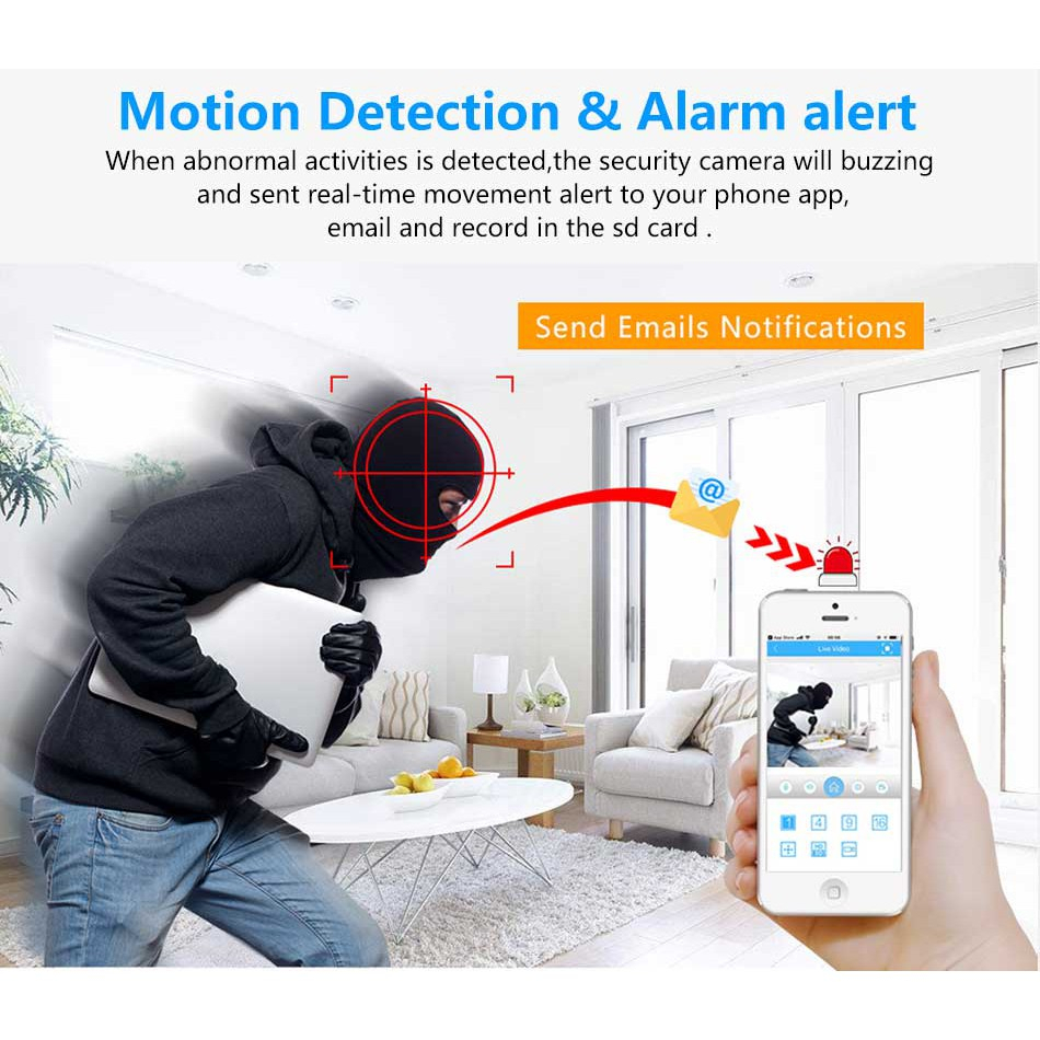 Camera WiFi XiaoMi Tapo V380 CCTV Xoay 360, Quản Lí App Đàm Thoại 2 Chiều - Chính Hãng 1 SD Port