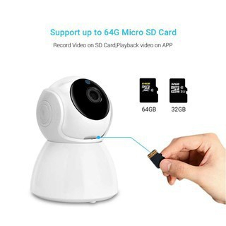 Camera WiFi XiaoMi Tapo V380 CCTV Xoay 360, Quản Lí App Đàm Thoại 2 Chiều - Chính Hãng 1 SD Port