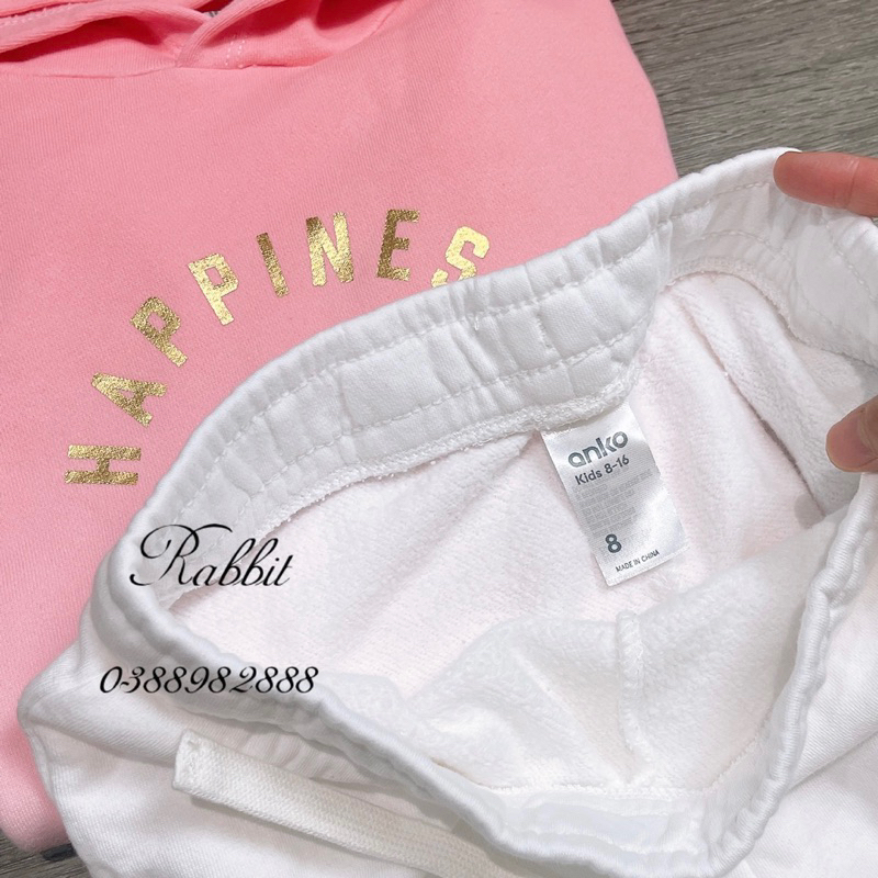 Bộ nỉ hồng loang màu