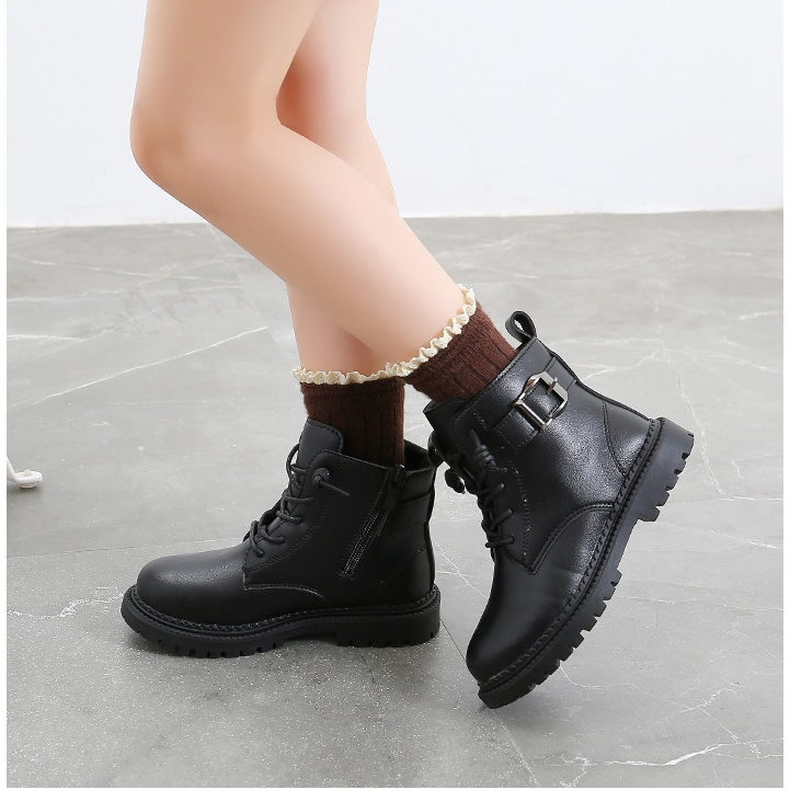 Giày bốt bé gái mẫu mới nhất giày cao cổ bé gái Bốt cho bé gái b136