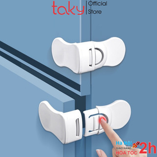 Chốt Góc - Taky, Khóa Tủ Ngăn Kéo, An Toàn Cho Em Bé Tự Mở Tủ - Tiện Dụng Gia Đình, An Tâm Cho Mẹ - 3110