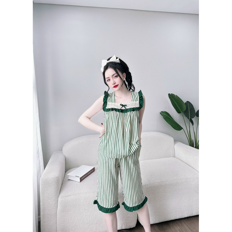 set đồ bộ lững sọc kiểu đẹp