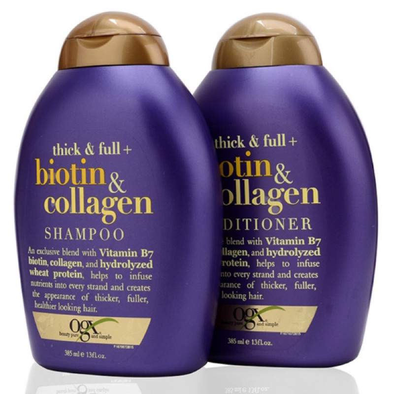 Dầu Gội biotin collagien Làm Dày Tóc Biotin & Collagen - 385ml Shampoo Biotin & Collagen