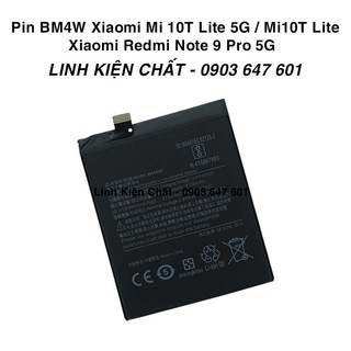 Pin bm4w xiaomi mi 10t lite 5g / redmi note 9 pro 5g