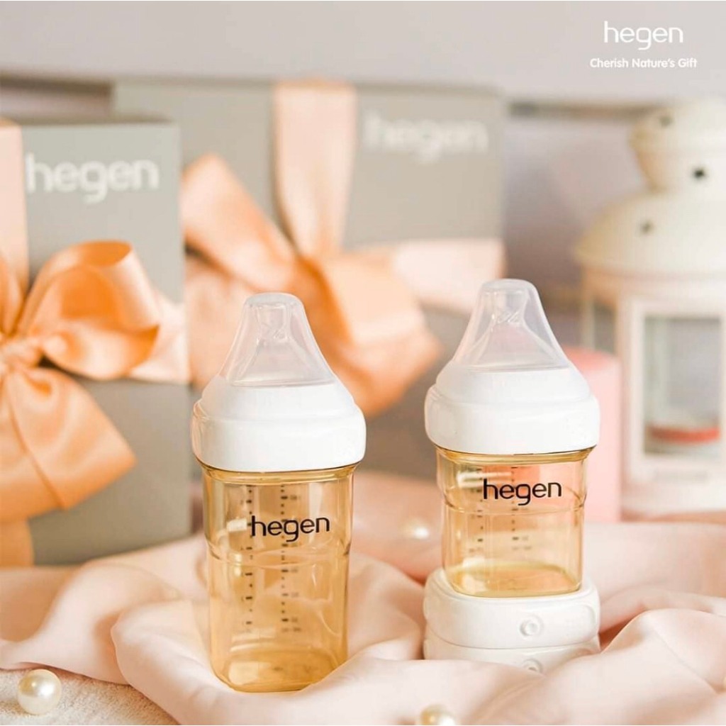 Bình Sữa Hegen Nhựa PPSU Cao Cấp Bình 150ml 240ml Fullbox An Toàn Cho Bé