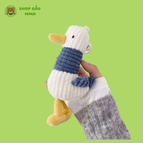 Móc chía khóa hình con vịt, móc khóa vịt bông siêu cute dùng làm móc khóa, chìa khóa cho xe