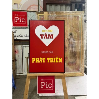 Tranh tạo động lực văn phòng chất liệu canvas kèm khung | Tranh treo decor phòng Maketing / Sale Bán hàng