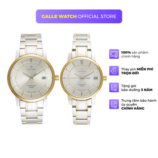 Đồng hồ Sunflame Watch Twilight MJOS00-C mặt kính Sapphire chống xước, chống nước 5 ATM, dây thép đeo tay mẫu đôi nam nữ