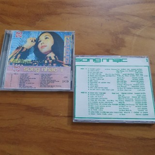 2 đĩa cd sóng nhạc 1 ghi âm trước 1975 - cd phôi phono nhạc vàng âm thanh chất lượng cao