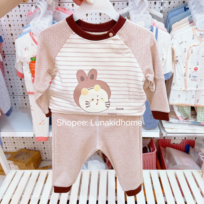 Bộ nỉ dài tay Goodmama cho bé trai, bé gái