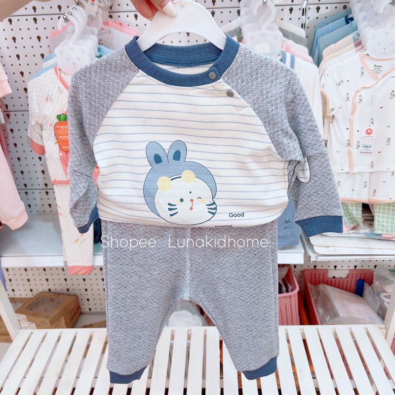 Bộ nỉ dài tay Goodmama cho bé trai, bé gái