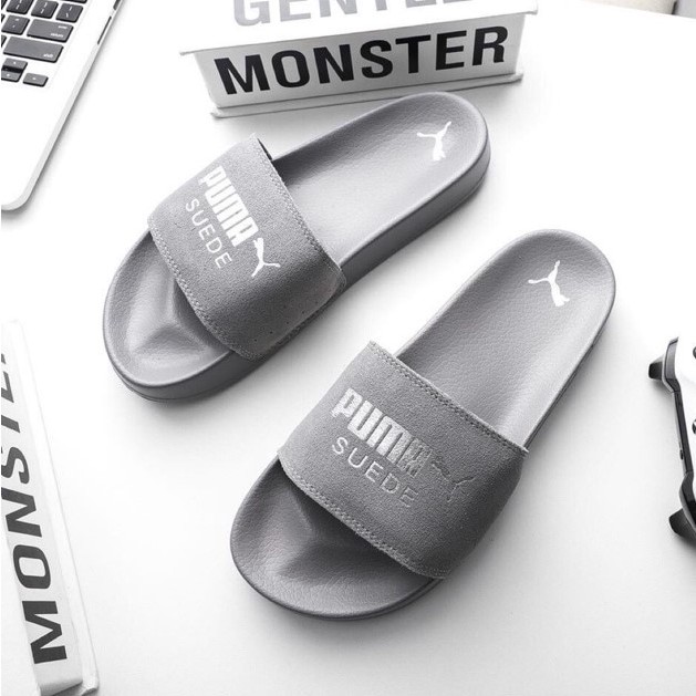 Dép nam nữ quai ngang PU.MA SUEDE êm nhẹ, thoải mái, dép chính hãng