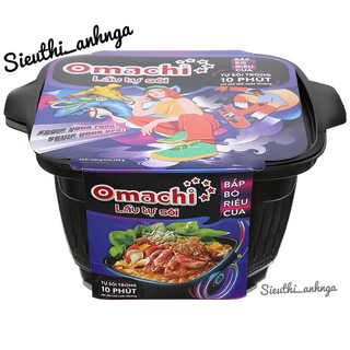 Lẩu tự sôi áp bò riêu cua omachi 276g