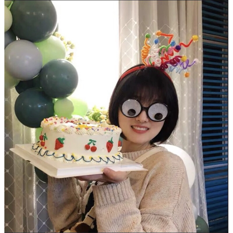 Băng Đô Cài Tóc Sinh Nhật Cute Hài Hước Ngộ Nghĩnh Vui Nhộn