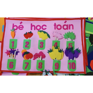 Góc bé vui học toán bằng vải nỉ