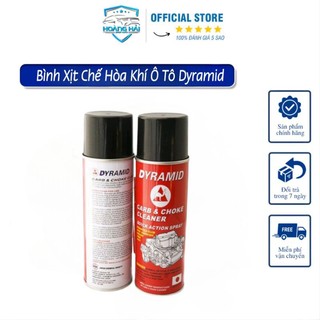 Bình Xịt Vệ Sinh Chế Hòa Khí Ô Tô, Xe Hơi Dyramid 369g - 450ml