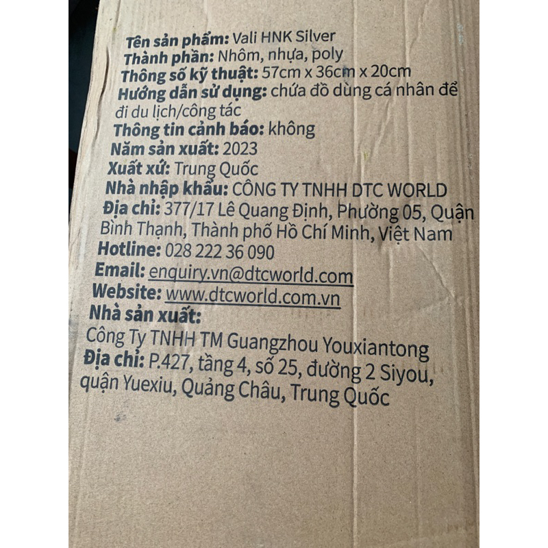 Vali nhôm Trolley Heniken Silver - Bản giới hạn 2023