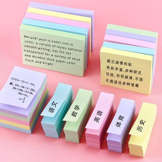 Tập 100 tờ giấy note ghi chú dày mịn Sticky Note 4 màu GN22