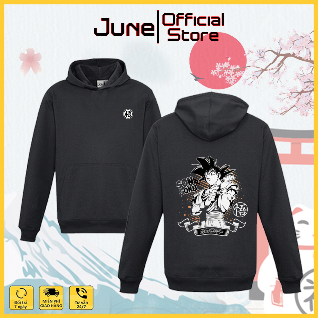 Áo Khoác Dragon Ball, Áo Hoodie Vegeta, Quy lão Kamê, Songoku, Beerus, hình in cực ngầu Chất nỉ dày dặn ấm áp