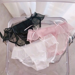 Mới về-Quần lót ren đính nơ xuyên thấu siêu sexy M33
