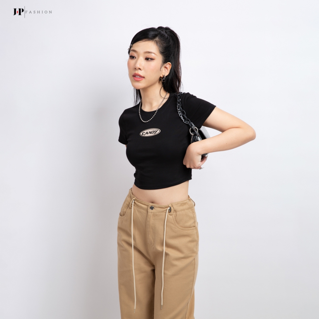 Áo Thun Croptop Ngắn Tay JP Fashion 10209183