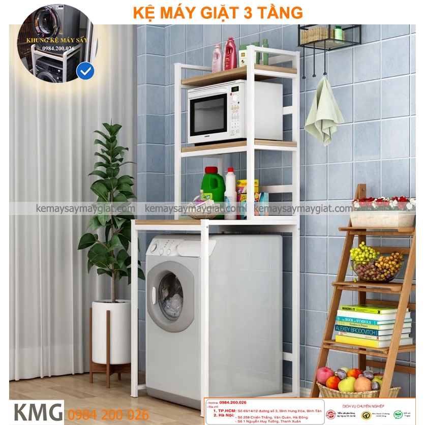 Kệ máy giặt 3 tầng