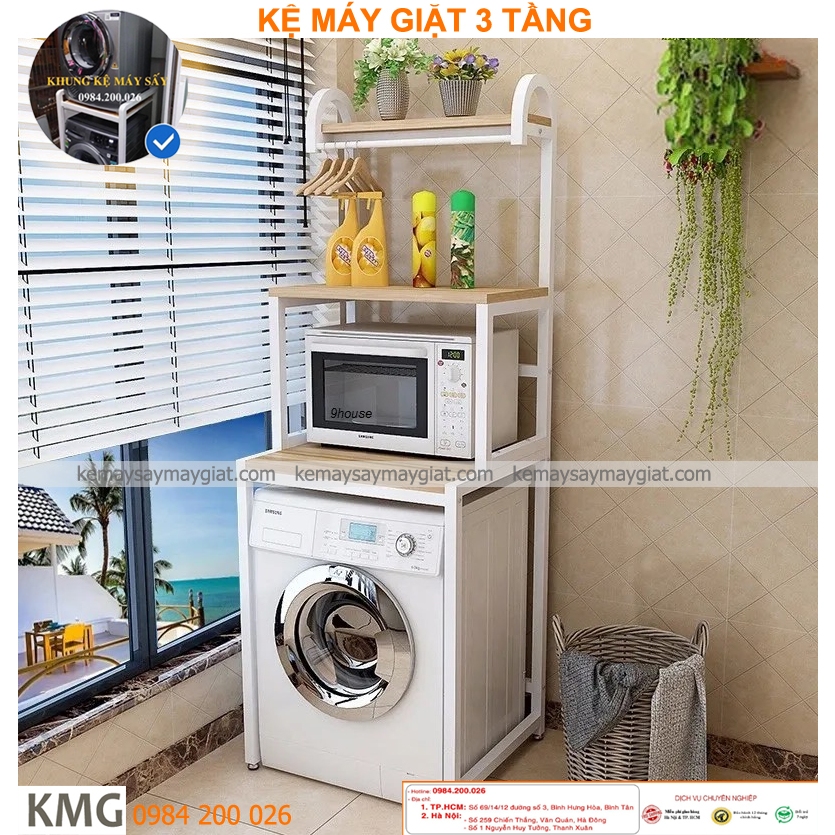 Kệ máy giặt 3 tầng