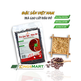 Trà Gạo Lứt Đậu Đỏ Cao Cấp 300G - Thương hiệu THUẬN HÒA - Đặc sản Cần Thơ - Túi 300g - Kingsmart