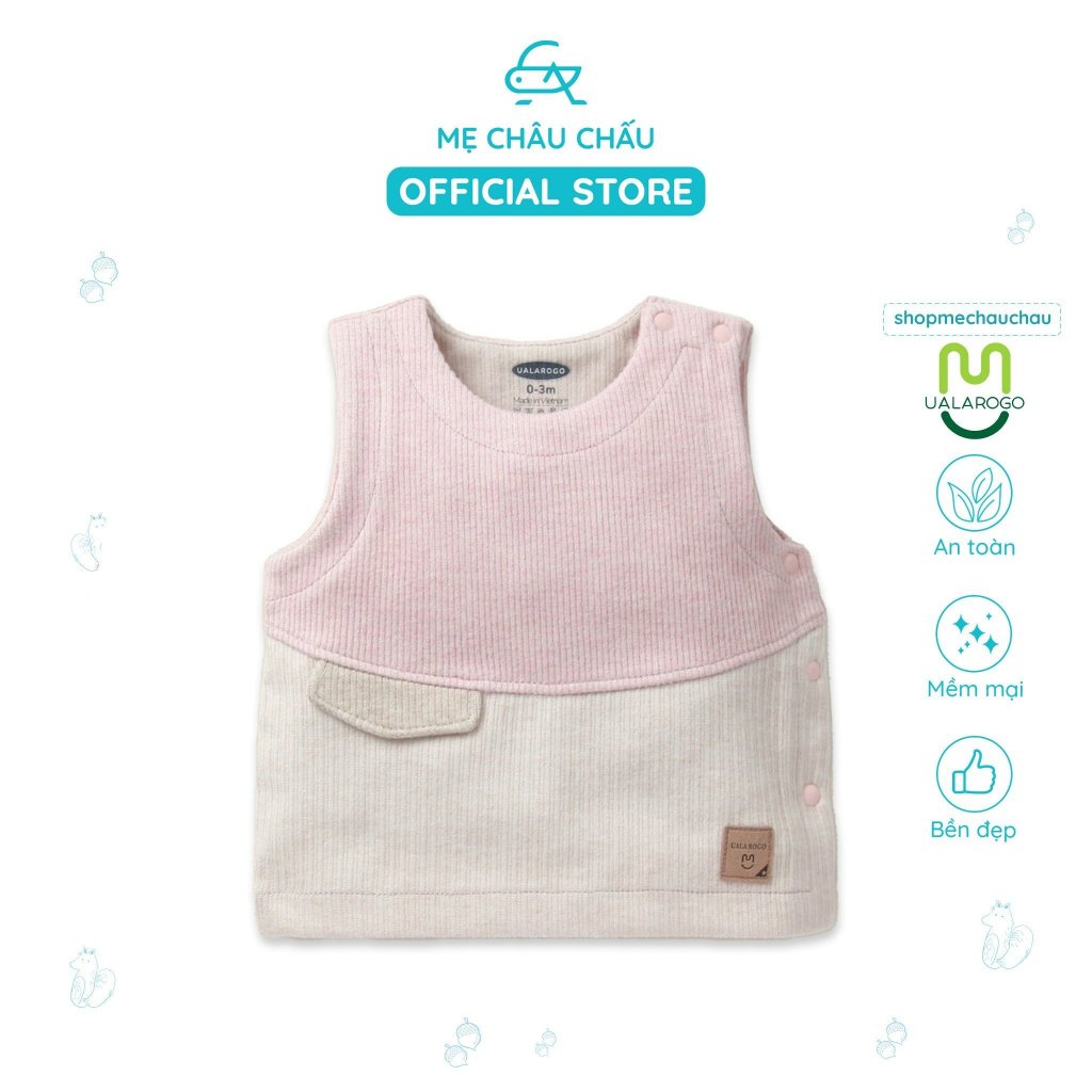 Áo Gile Nỉ Nhung Ualarogo Cho Bé